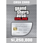 Grand Theft Auto Online Great White Shark Cash Card 1,250,000$ – Zboží Mobilmania