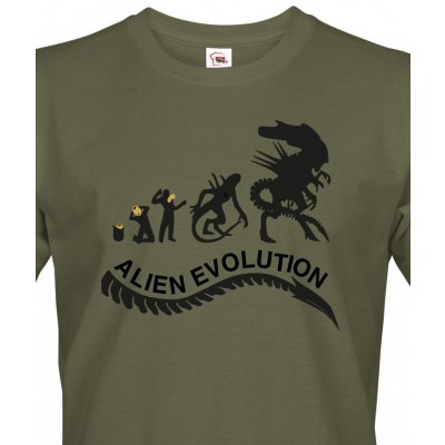 Bezvatriko tričko Alien Evolution Military 69 – Zboží Mobilmania