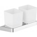 Ravak 10° držák s dvěma pohárky TD 220.00 sklo/chrom – Hledejceny.cz