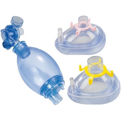 AERObag Resuscitační set 2 - ® (2 masky) Vak dospělý, maska vel. 4 a 5 – Zbozi.Blesk.cz