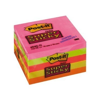Silně lepící poznámkové bločky POST-IT Super Sticky 654SN – Hledejceny.cz