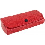 Kožené pouzdro na brýle Dračí kůže červené – Zboží Dáma