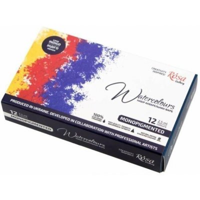 Urban sketching Sada akvarelových barev Rosa 12ks – Zboží Dáma