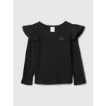 GAP Baby top s volánky Černá – Zboží Dáma