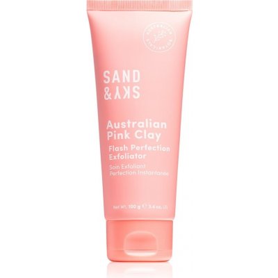 Sand & Sky Australian Pink Clay Flash Perfection Exfoliator čisticí peeling 100 ml – Hledejceny.cz