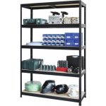 Kovona Futur Plus 1800 x 1200 x 450 mm 5 polic černý – Sleviste.cz