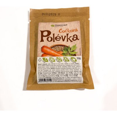 Damodara Polévka Čočková vegan 50 g – Zboží Dáma