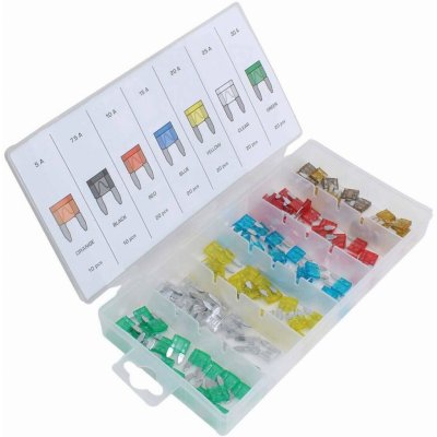 ASTA A-TC510 Autopojistky ploché nožové mini, 5 - 30 A, 120 ks – Zboží Mobilmania