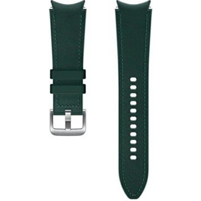 Samsung Galaxy Watch4 20mm Hybrid Leather Band M/L green ET-SHR89LGEGEU – Zboží Mobilmania