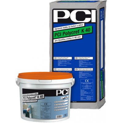 Basf - PCI Reprofilační malta pro opravu betonu a zdiva PCI Polycret® K 40 / 5 kg – HobbyKompas.cz