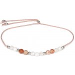 Agato Šňůrkový náramek na nohu se slunečním a měsíčním kamenem HE26N3S-LP – Zboží Dáma