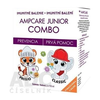 Ampcare Junior Combo sirup Junior Prebio 150 ml + sirup Junior Classic 150 ml + omalovánka – Hledejceny.cz