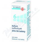 KALIUM SULFURICUM DHU POR D6 TBL NOB 200 – Hledejceny.cz