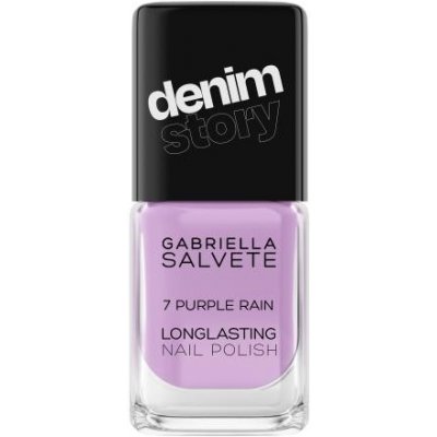 Gabriella Salvete Denim Story Longlasting Nail lak na nehty 11 ml 07 Purple Rain 11 ml – Zboží Dáma