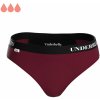 Menstruační kalhotky Underbelly menstruační kalhotky UNIVERS bordó černá z mikromodalu Pro střední až silnější menstruaci