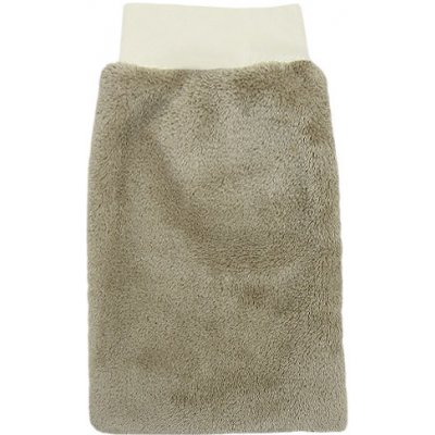 Babyrenka velká žínka Polar Fleece s nápletem 25x16 cm Beige