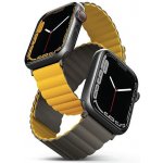 UNIQ strap Revix Apple Watch Series 4/5/6/7/8 / SE / SE2 / Ultra 42/44 / 45mm. Reversible Magnetic mustard-khaki UNIQ-45MM-REVMUSKAK – Hledejceny.cz