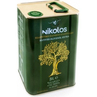 Nikolopoulos Estate Nikolos Kalamata olivový olej Extra panenský 3 l – Sleviste.cz