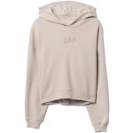 GAP Crop mikina s logem Béžová – Zboží Mobilmania