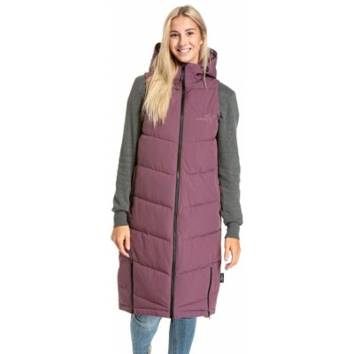 Dámská zimní dlouhá vesta Meatfly Tama fialová – Zboží Mobilmania