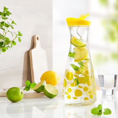 Die moderne Hausfrau Skleněná karafa Lemon, 1 l – Zboží Dáma