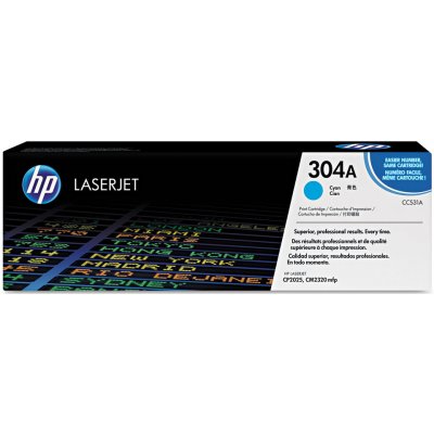 HP 304A originální tonerová kazeta azurová CC531A