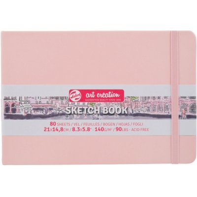 Talens Art Creation Sketchbook v pevné vazbě Pastel Pink 21 x 14,8 – Zboží Dáma
