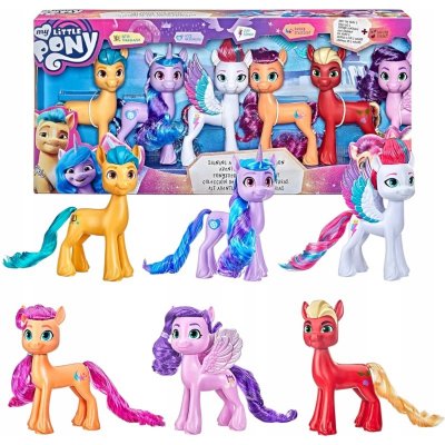 Hasbro My Little Pony Sada 6 velkých figurek poníků – Zboží Mobilmania