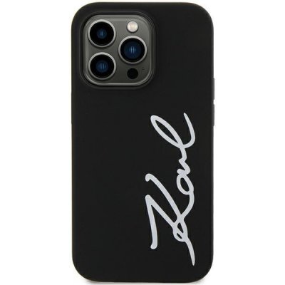 Karl Lagerfeld Silicone Signature iPhone 11 černé
