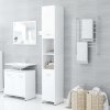 Koupelnový nábytek Nábytek XL Koupelnová skříňka bílá 30 x 30 x 183,5 cm kompozitní dřevo