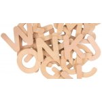 Bigjigs Toys Dřevěná tiskací abeceda velká písmena – Zboží Dáma