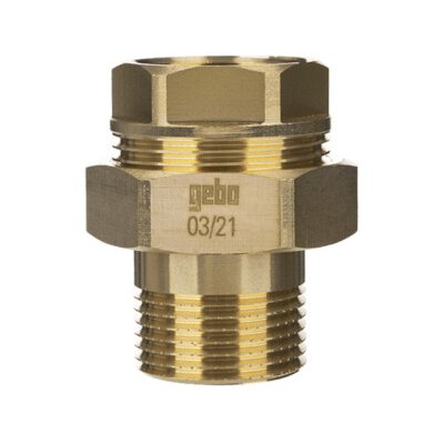 Mosazné šroubení Gebo přímé, ploché těsnění 3/4" MF – Hledejceny.cz