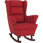 NoBi FJORDRELAX relaxační houpací nohy tmavé látka červená – Zboží Dáma