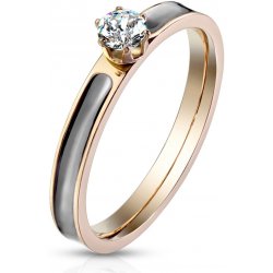 Mabell Dámský prsten z chirurgické oceli EVERLY CZ221R M7179R 5C45