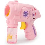 DQ Bublifuková pistole se světlem růžová – Zboží Mobilmania