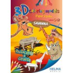 3D omalovánky A4 SET Savana – Hledejceny.cz