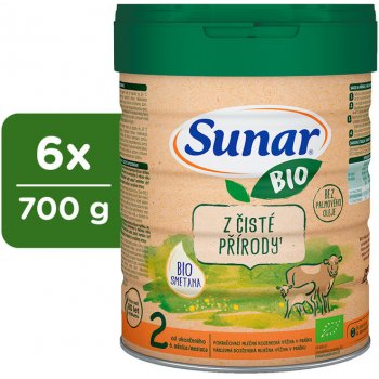 Sunar 2 Bio 6 x 700 g