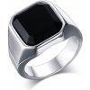 Prsteny Steel Edge ocelový pečetní prsten pro muže JCFRC207