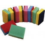 Eprodoma Houbička na nádobí 10 ks barevná 7,8x5x2,5 cm – Zboží Dáma