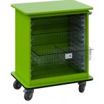 DEXTER 22 TRANSPARENT vozík boxový, otevřený, 880x750x520 mm, jarní zeleň – Hledejceny.cz