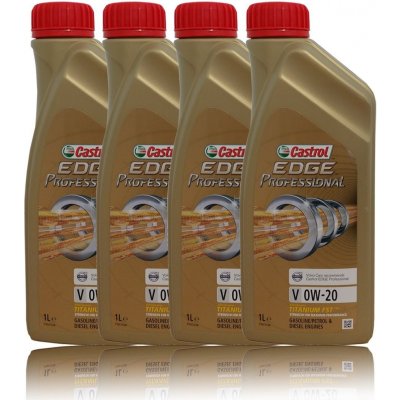 Castrol Edge Titanium FST Professional V 0W-20 4 l – Zbozi.Blesk.cz