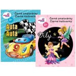 Ditipo Černé omalovánky Víly pro děti 3+ 32 stran – Zbozi.Blesk.cz