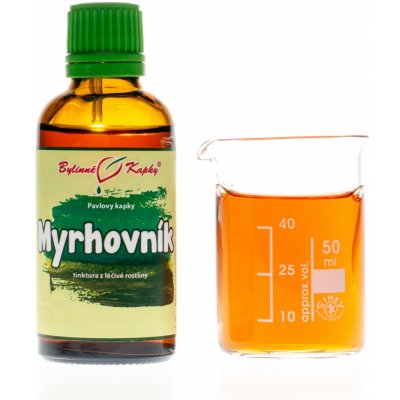 Bylinné kapky Myrhovník myrha tinktura 50 ml – Hledejceny.cz