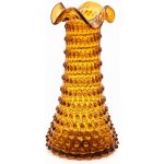 Váza 32 cm - Hobnail - Ananas - amber – Hledejceny.cz