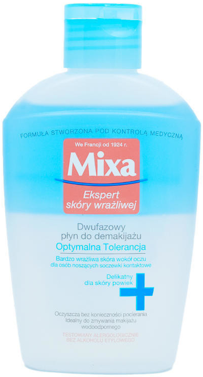 Mixa Bi-phase Cleanser Optimal Tolerance odličovač očí 125 ml od 95 Kč -  Heureka.cz