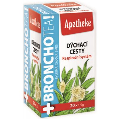 Apotheke BronchoTea Dýchací Cesty 20 x 1,5 g – Zboží Mobilmania