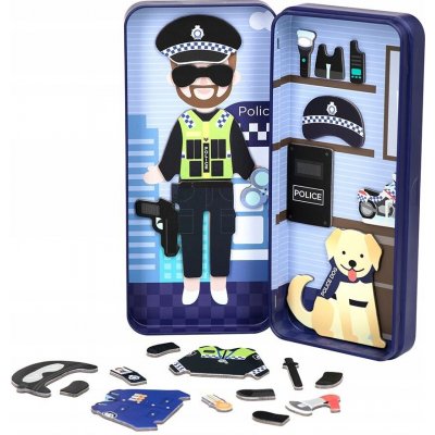MierEdu Cestovní magnetické puzzle policista – Sleviste.cz