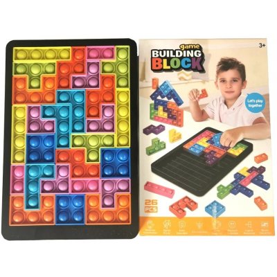 Effly Desková hra tetris praskání bublin