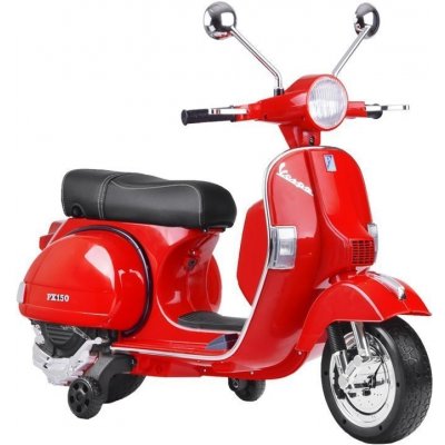 Mamido elektrický skútr Vespa GTS červená – Zboží Dáma