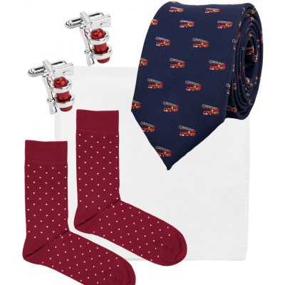 Bubibubi Tmavomodrá kravatová hasičská sada – Zboží Mobilmania